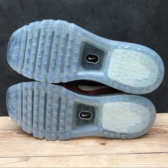 Nike Flyknit Air Max Men’s Size 10 Black/Red/Multi - Picture 15 of 16